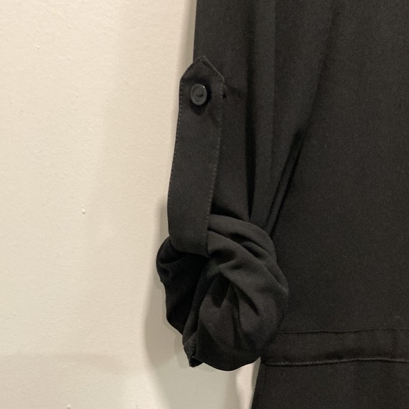 TWIK Black Sheer Long Sleeve Dress - Picture 7 of 15